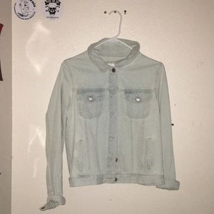 Light wash denim jacket